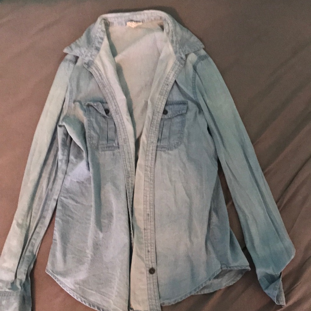 Button up denim jacket